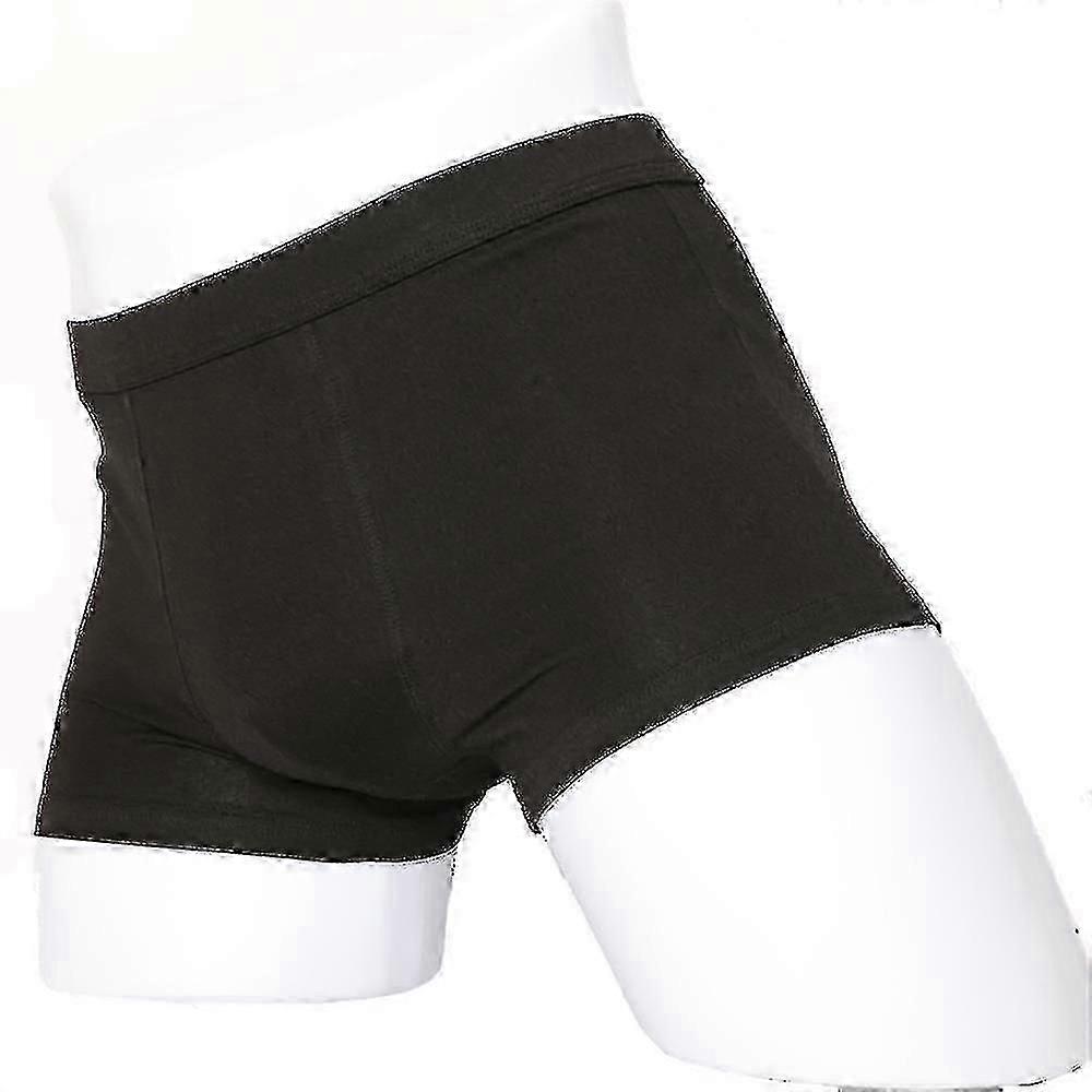 Mens Comfy Boxers Underwear Stretchy Solid Underpants