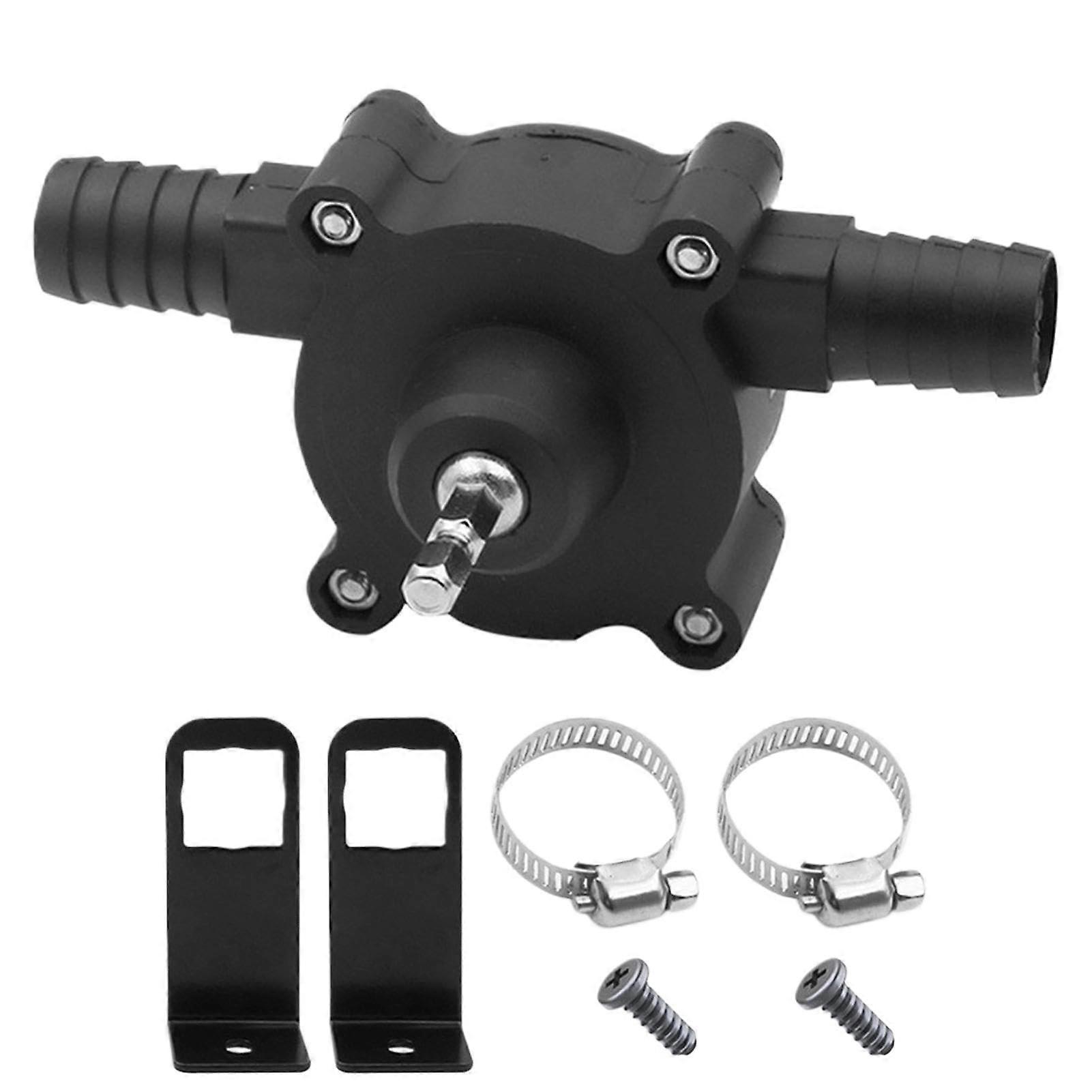 Drill Powered Water Pump for Quick Liquid Transfer, Durable Plastic and Metal, Wide Application