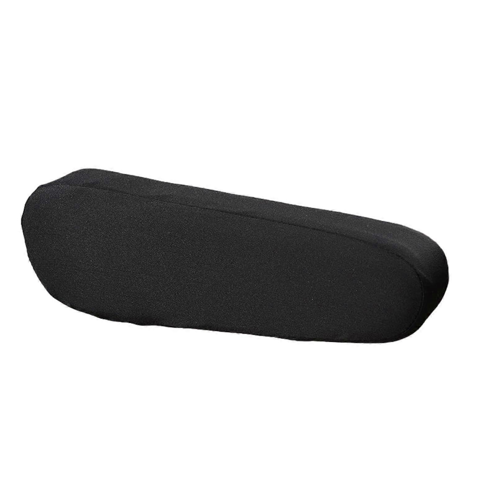 Car Armrest Cover Universal Protector, Breathable Stretch Fabric, AntiScratch SUV Console Cushion Black