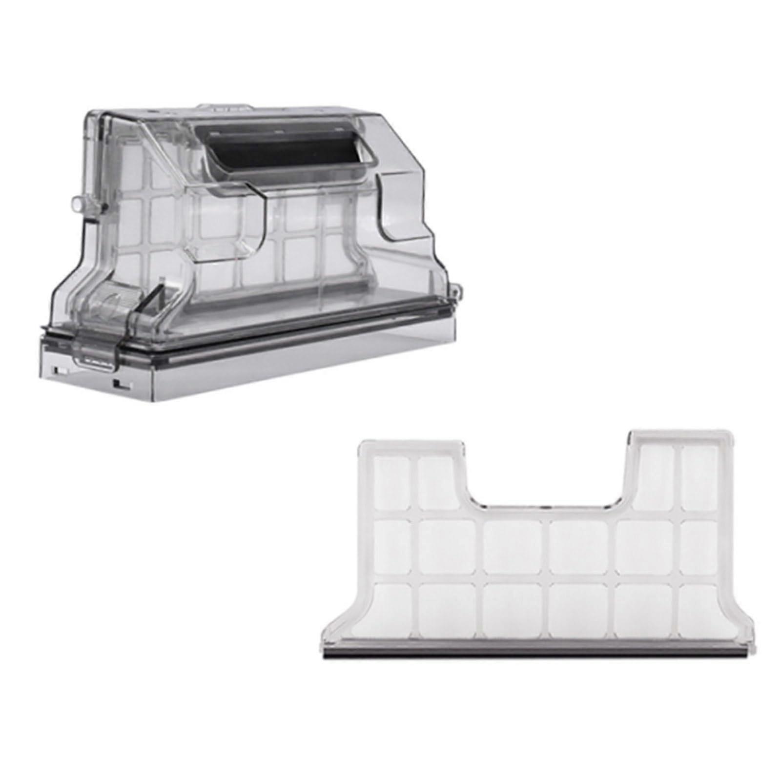 Large Capacity Dust Bin Replacement Accessories with Fine Dust Capture for J1 Robot Vacuum