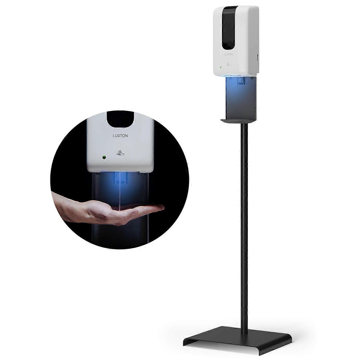 Automatic Hand Sanitizer Dispenser with Stand, Touchless Refillable Bottle and Drip Tray for Schools