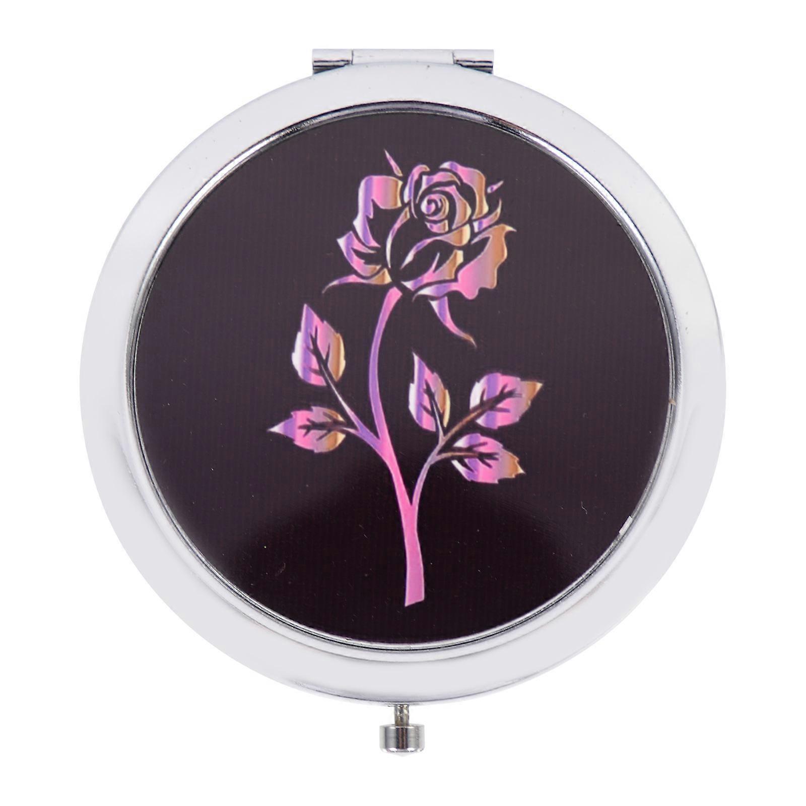 Heat Transfer Makeup Mirror Metal Mirror for Makeup Use Foldable Compact