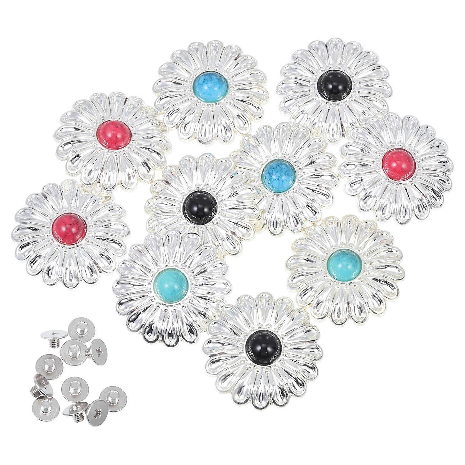 Financial Snap Buttons Craft Snaps for Decor 10Pcs Assorted Color