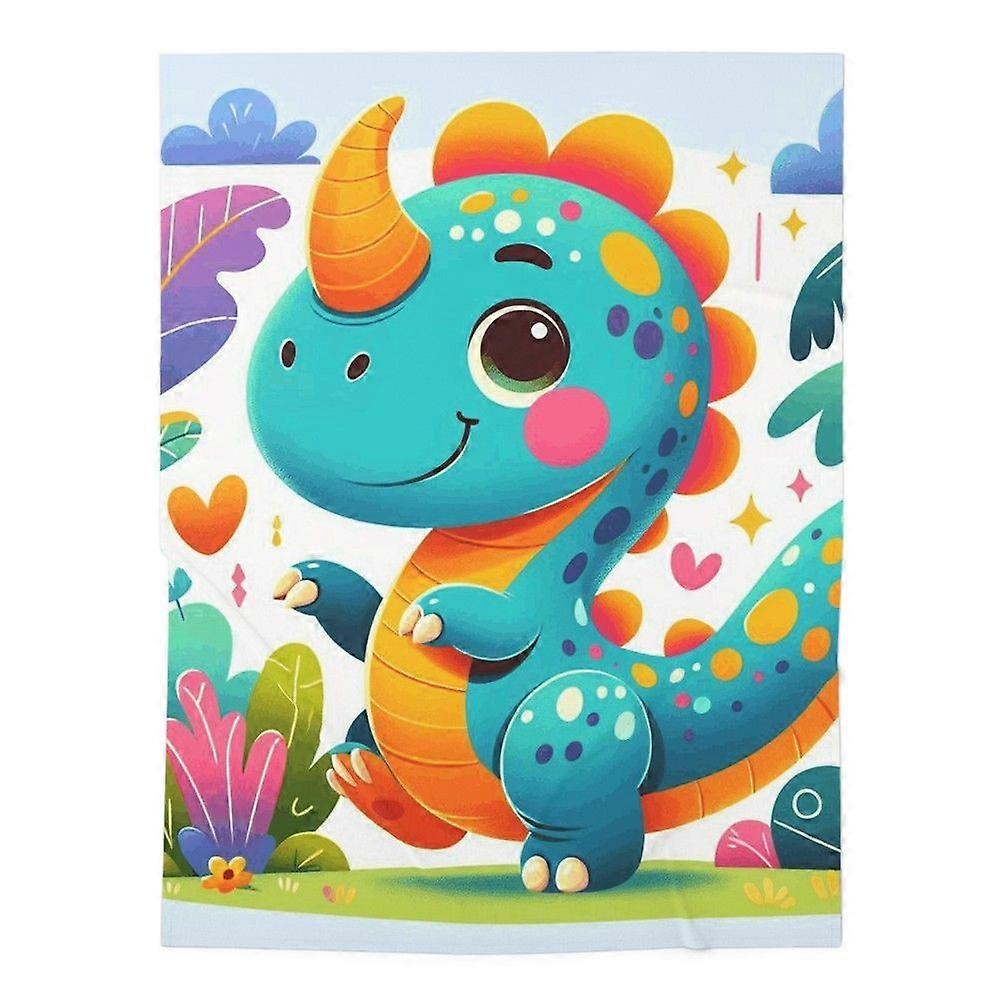 Brightly Colored Dinosaur in Childlike Design 5, GiftGH160