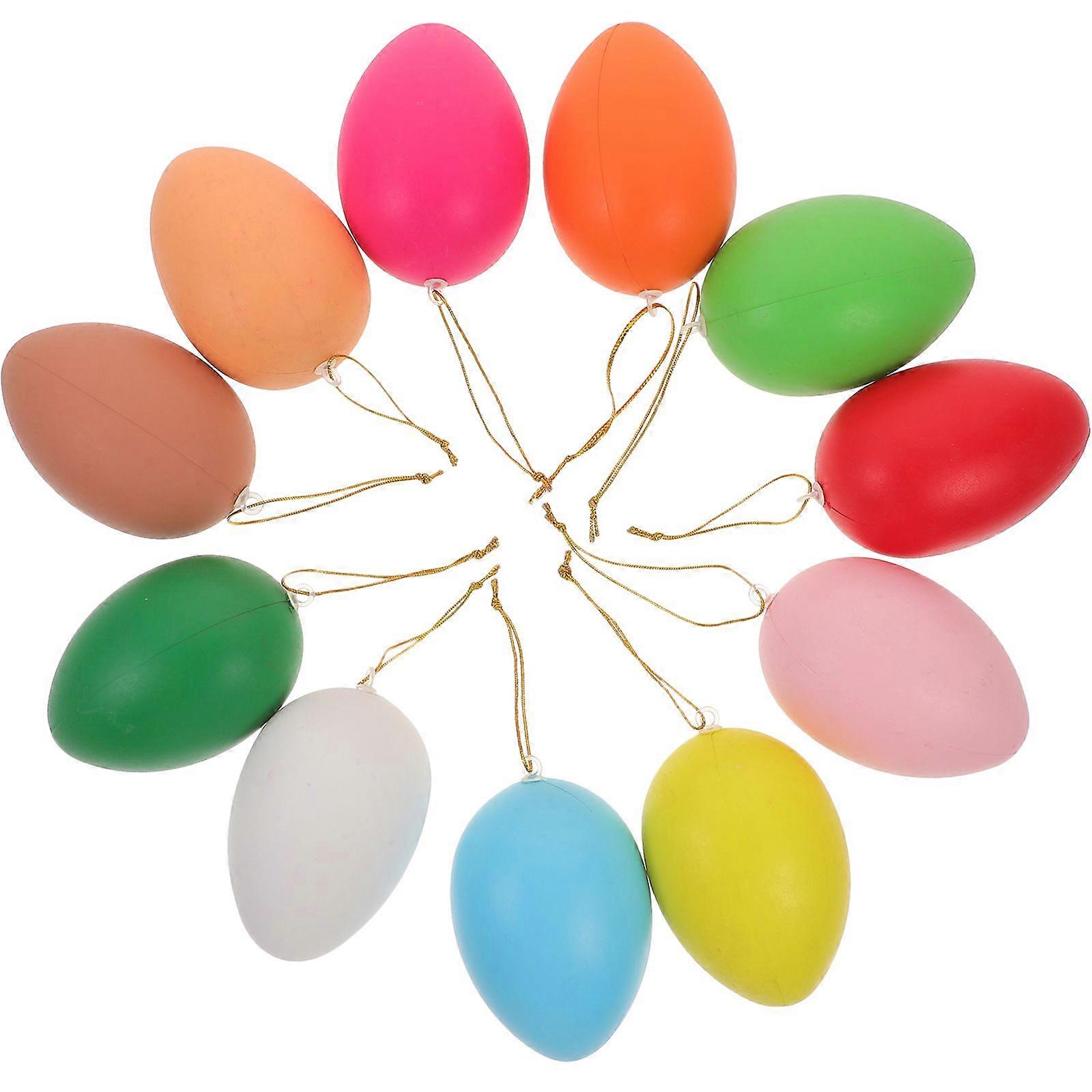 36pcs Easter Themed Kindergarten Toys Easter Eggs Decors Easter Decorative Colorful Eggs