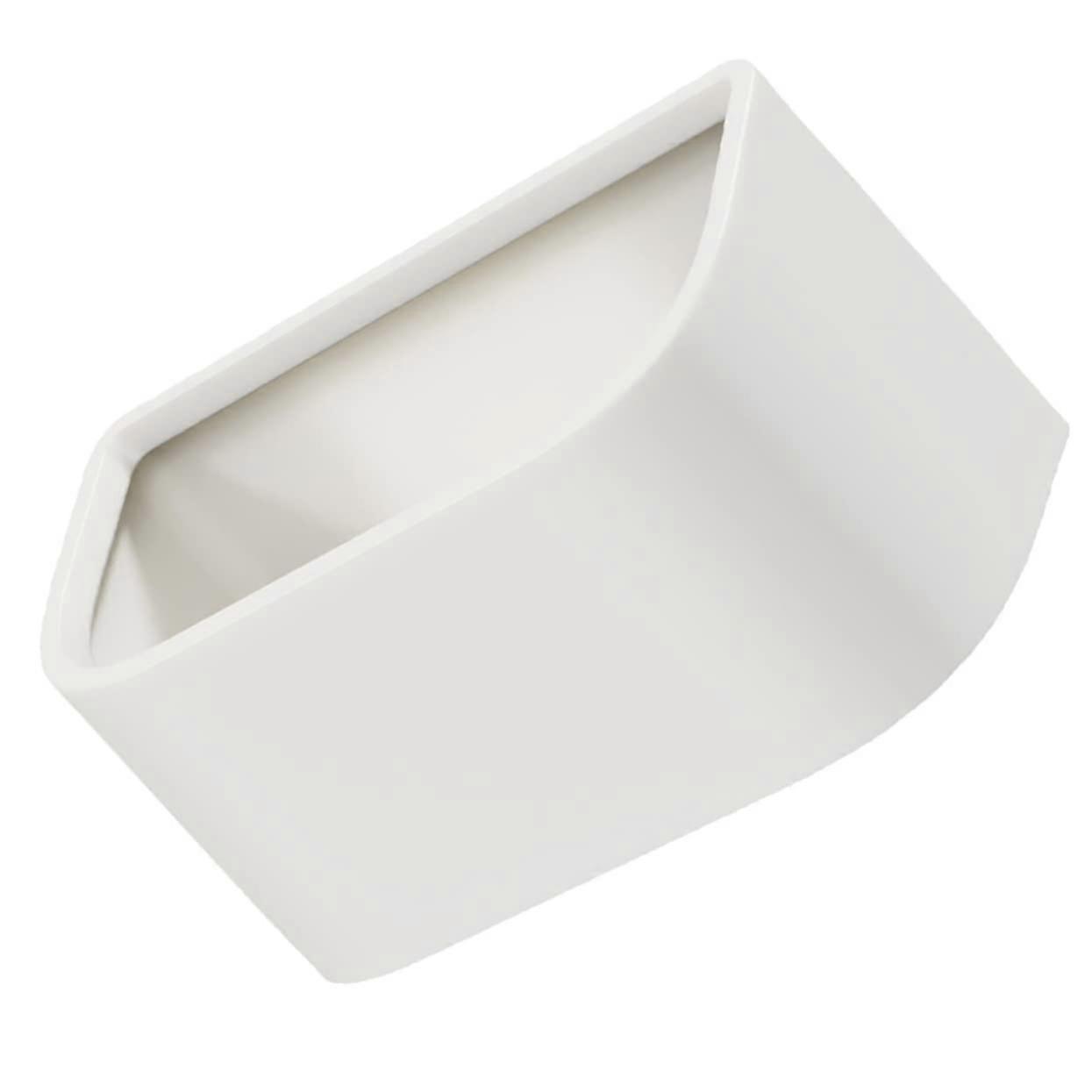 Small Hanging Kitchen Trash Can No Lid Design Plastic Wall Mounted Garbage Bin for Countertop Use