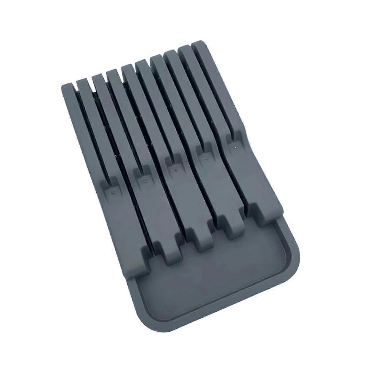 Kitchen Knife Holder with Drainage, Safe Storage Rack Organizer for Countertop and Easy Access