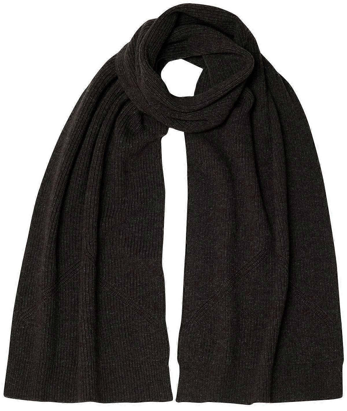 Falke Structured Lambswool Scarf - Buckeye Brown Mel