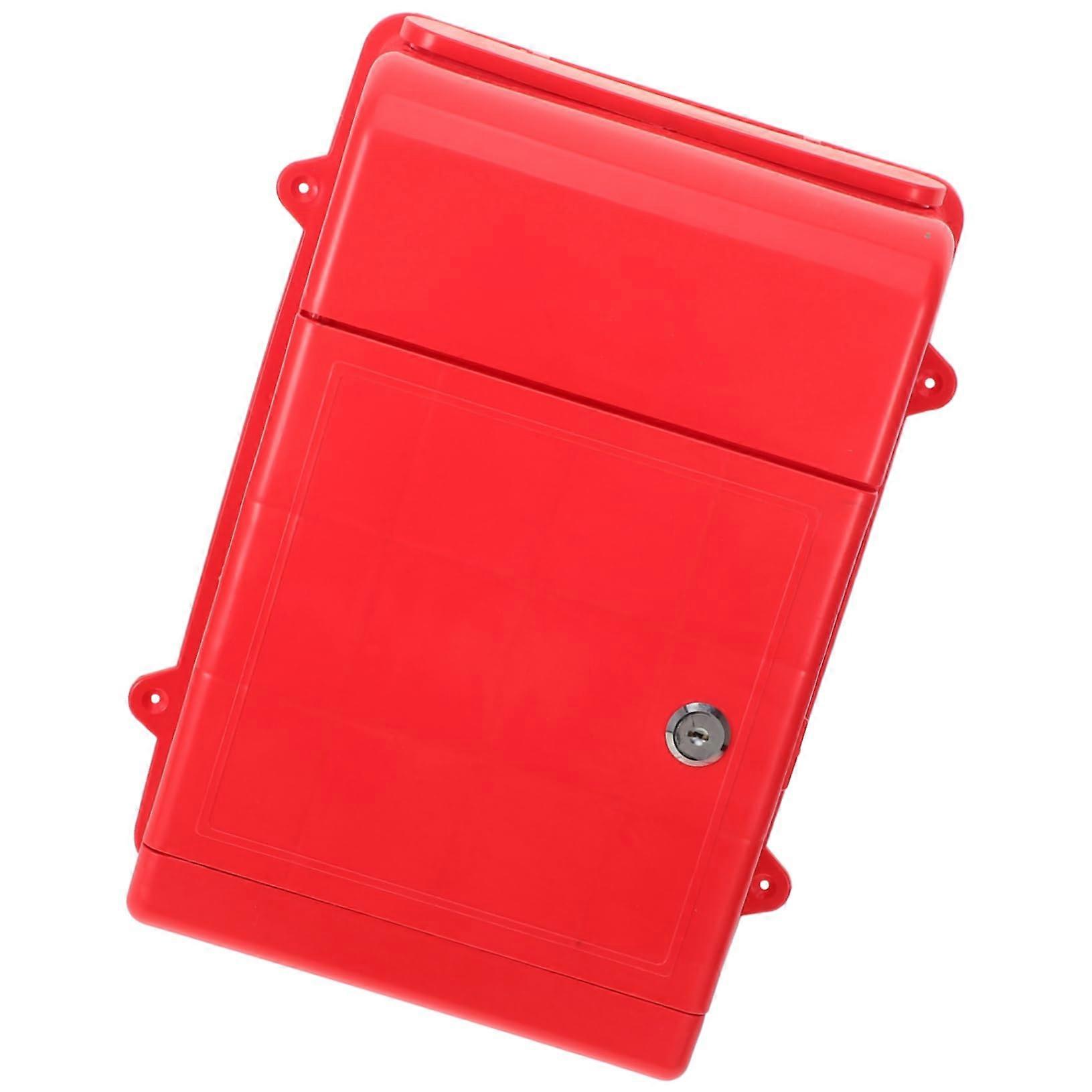 Wall Mount Mailbox with Lockable Security Design for Outdoor Use and Multi Purpose Collection Box