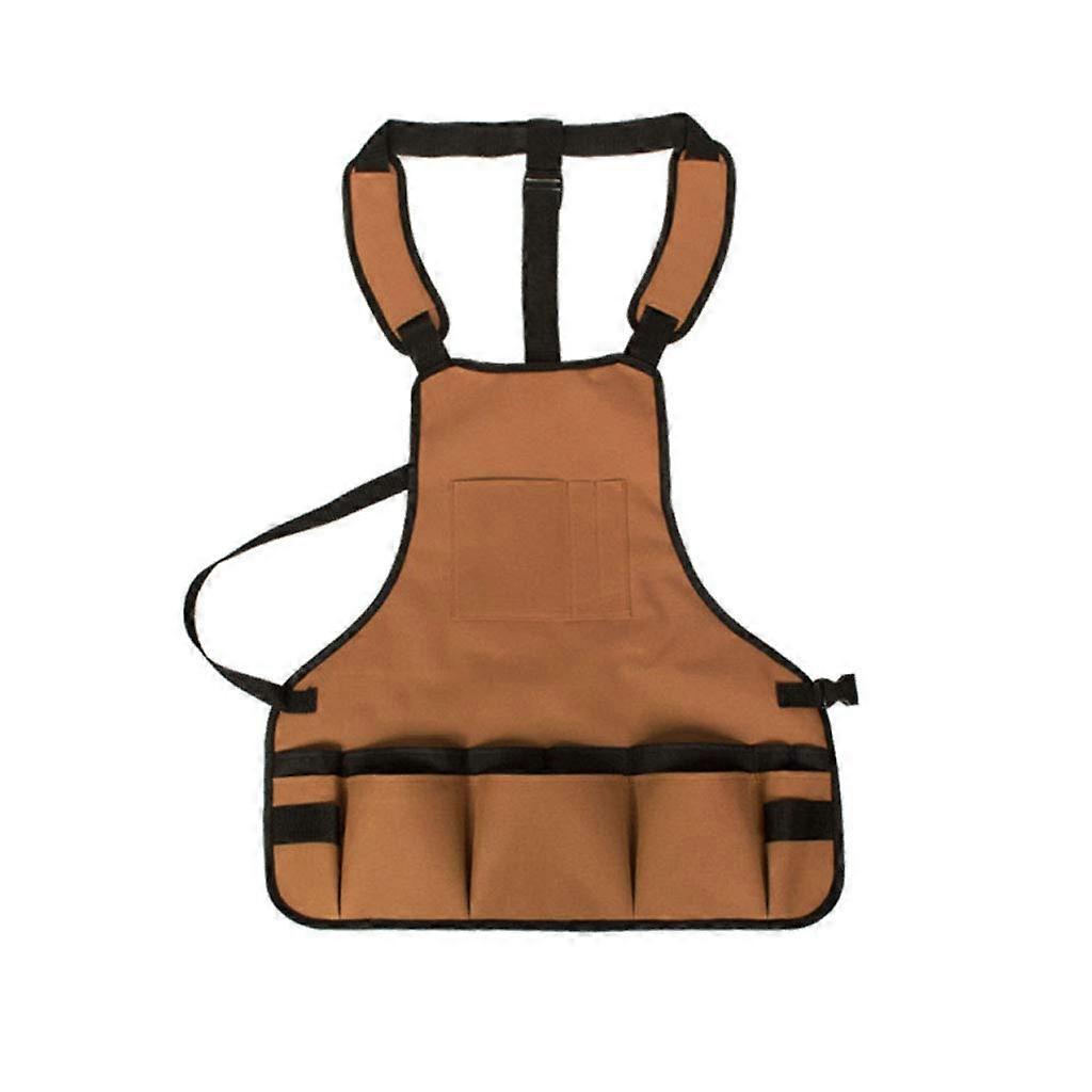 Waterproof Gardening Tool Apron with Pockets, StainResistant Fabric and Adjustable Strap