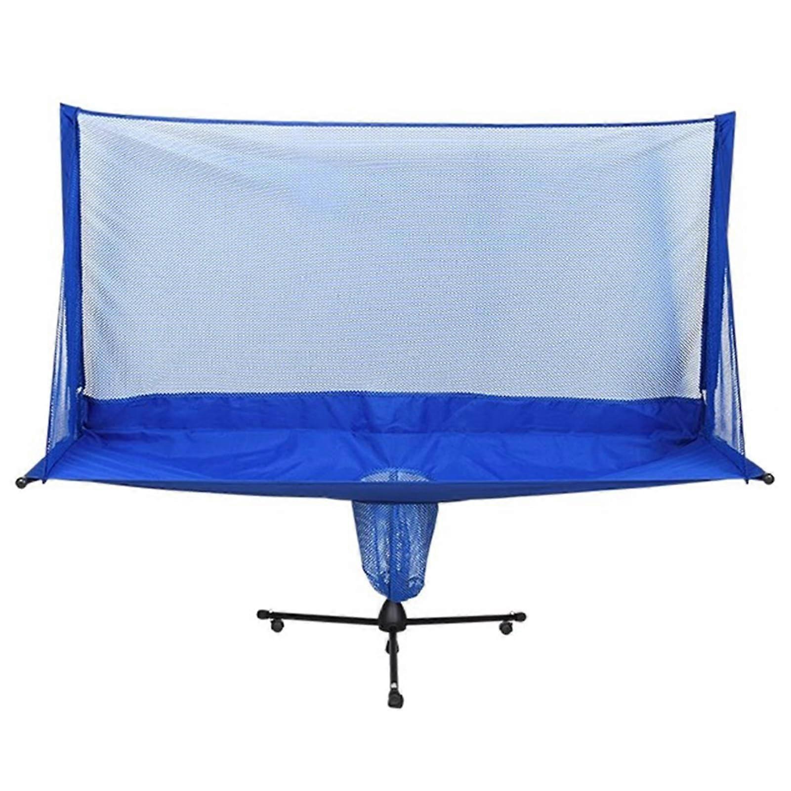Table Tennis Ball Collector with Large Coverage Net, Movable Ping Pong Ball Picker for Training
