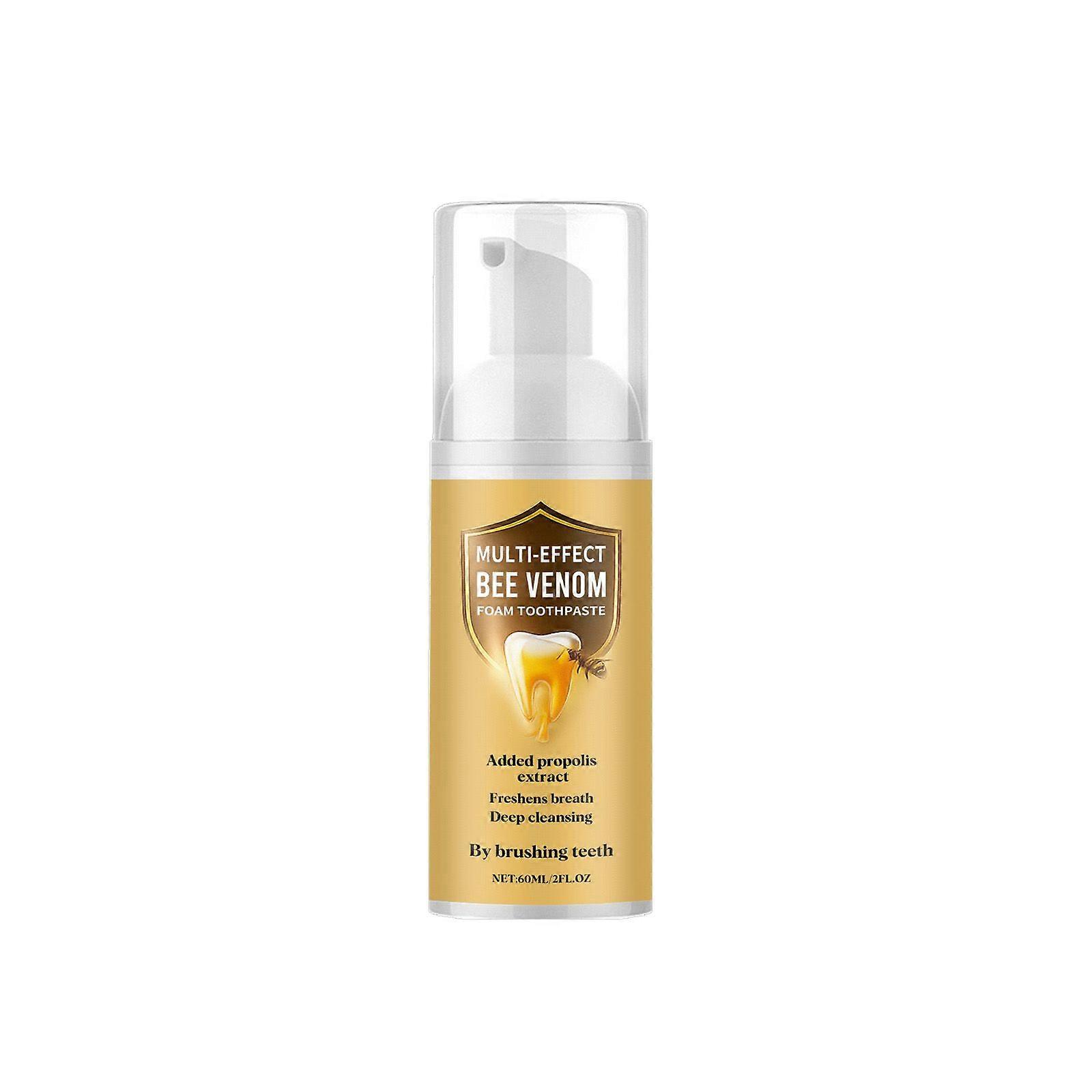 Bee Venom Toothpaste Mousse Is Carefully Formulated With Bee Venom And Propolis Extract