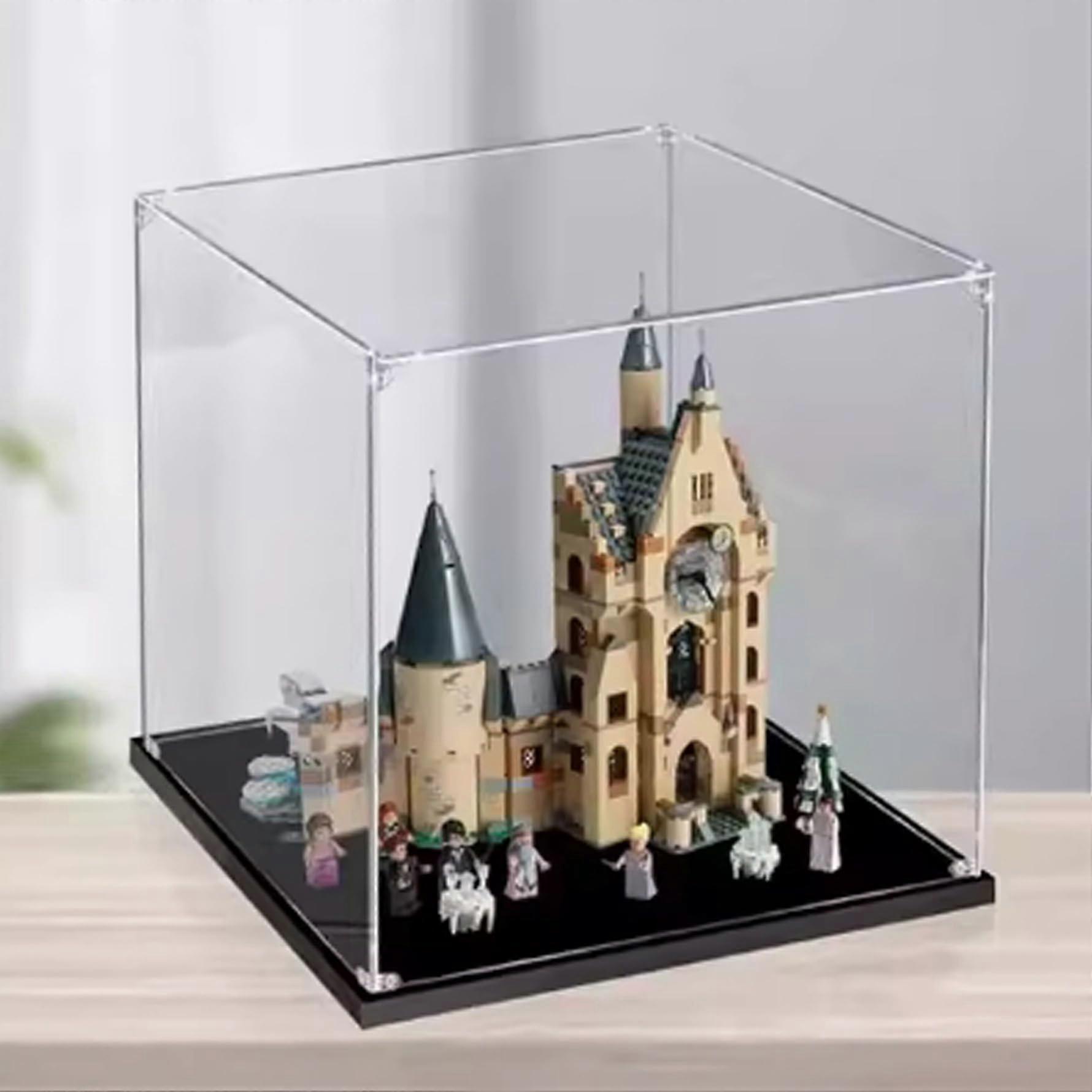 Display Case for  75948 Bell Tower, Clear Dustproof Acrylic Box, Stackable SpaceSaving Design