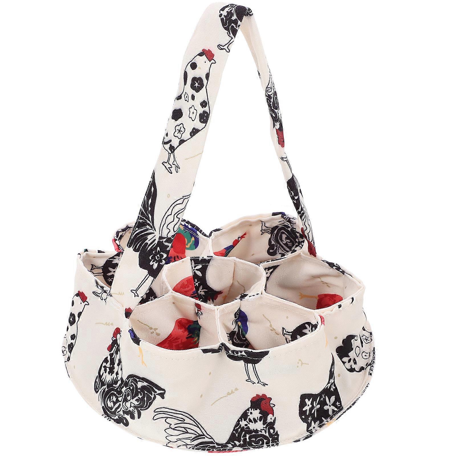 Egg Collecting Pockets Bag for Storage Canvas Egg Collection Pouch