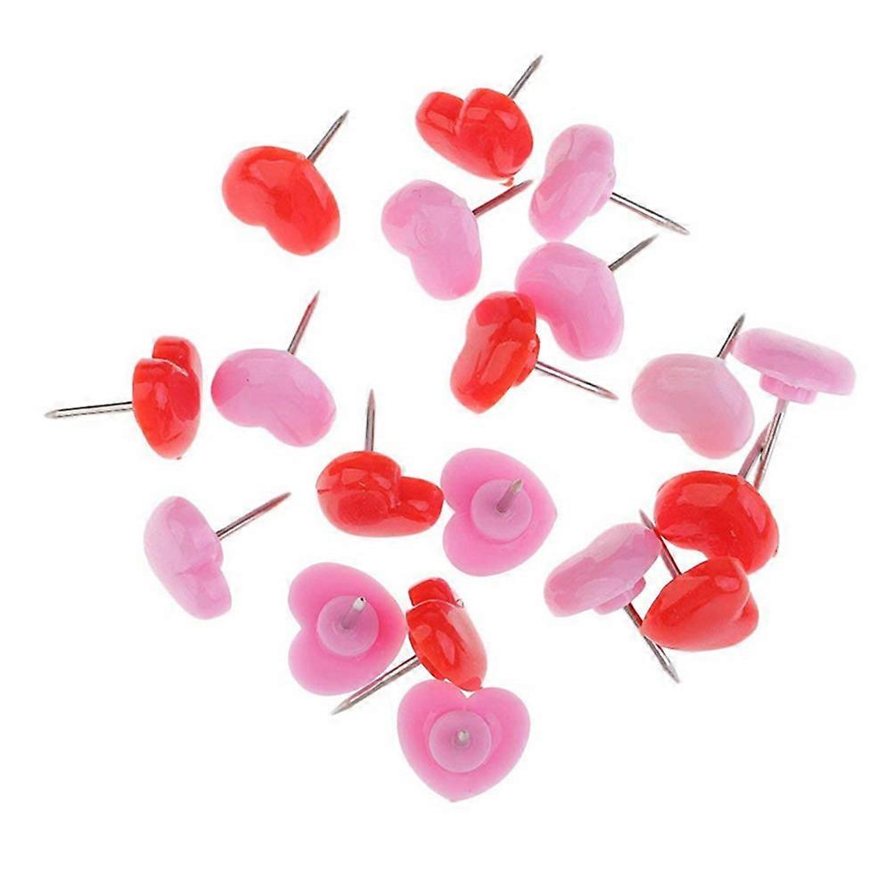 Pushpin Heart Shape Map Pin for Office Use 150Pcs Assorted Color