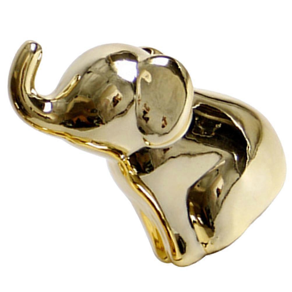 Ceramic Elephant Decoration Elephant Ornament for Desktop 5Pcs