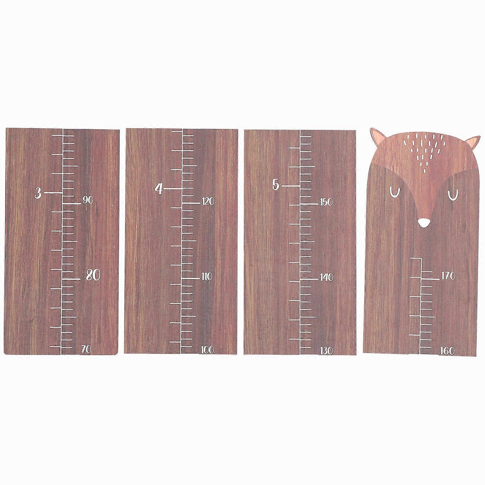 Wooden Growth Chart for Wall Height Measurement Ruler 1Set