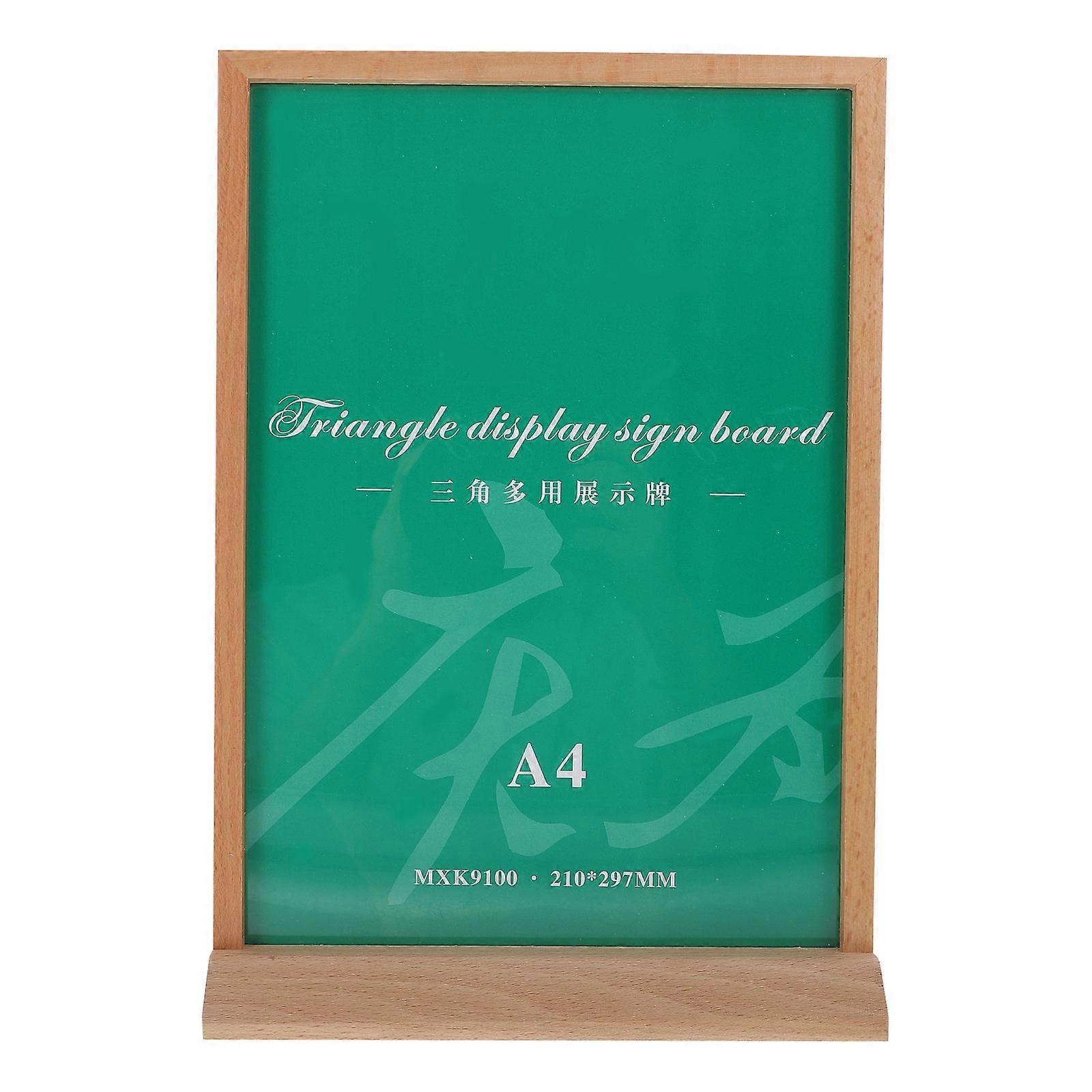 Practical Menu Holder Display Stand for Meeting Use 2Pcs Desktop Sign