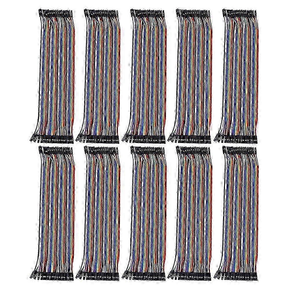 10PCS Flexible Breadboard Jumper Wires for Circuit Prototyping