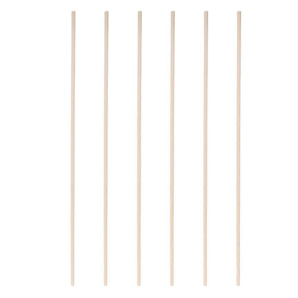 6 stks Bamboe Frame Vervangende Onderdelen voor Regisseur Stoel Canvas Ondersteuning Stokken Kinderstoel Solid Rods Make-up Artiest Stoel Vervangende Onderdelen Houten Stokken 