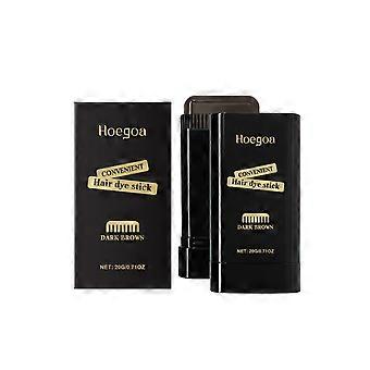 Hoegoa The Blackish-Brown Hair Stick, Naturally Conceals And Covers Daily Touch-Up Colors. It Is A Gentle Formula And Convenient Hair Cream