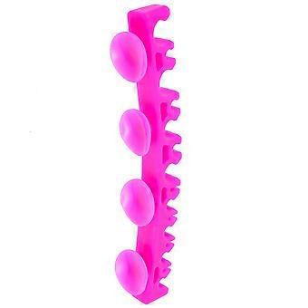 Makeup Brush Suction Cup Rack for Storage 1Pcs Black Silicone Holder