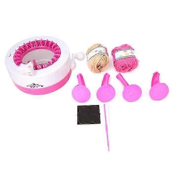 Romantic Children's Knitting Machine 22 Needles Pink