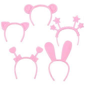 Set di 4 fasce per capelli per mini bambole, fasce per capelli per bambole, cerchietti per capelli per bambole, fasce decorative per bambole, forniture per artigianato.
