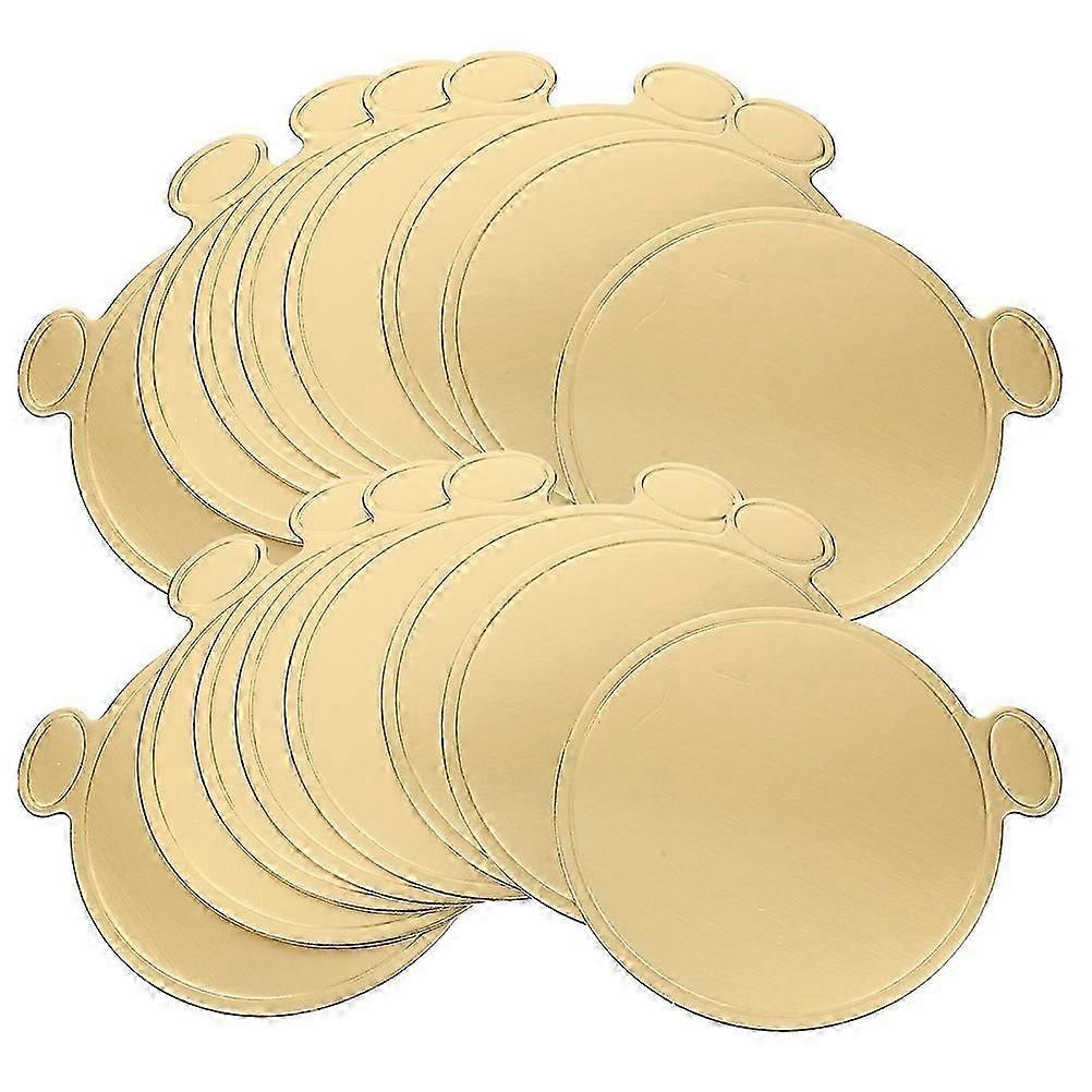 200 Sheets Gold Cake Holders Cardboard