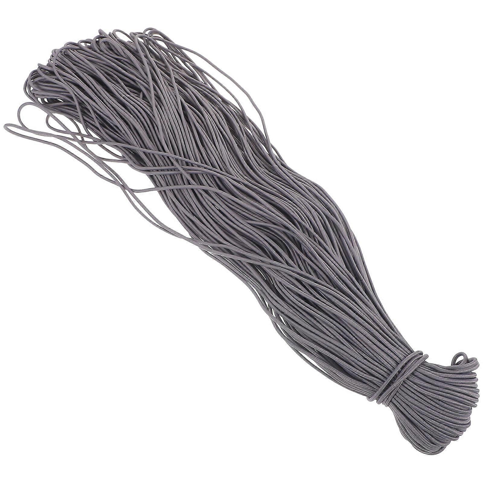 Grey Elastic String for Clothes Stretch Band Comfortable Fit