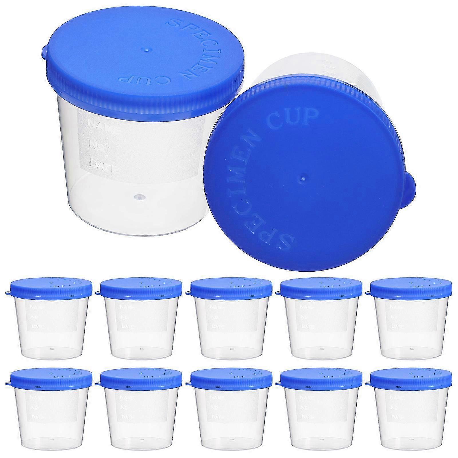 Specimen Container Sample Cup for Storage Use 30Pcs Transparent