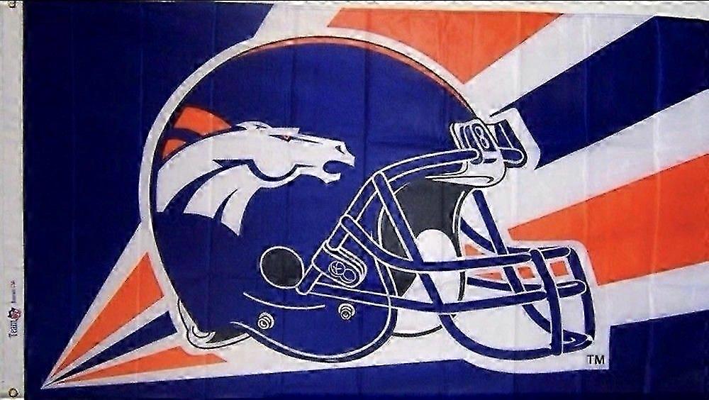 DENVER BRONCOS HJELMFLAGG NFL C0778