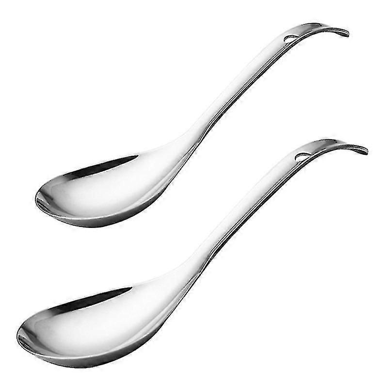 2pcs Kitchen Tableware, Thickened Soup Spoon