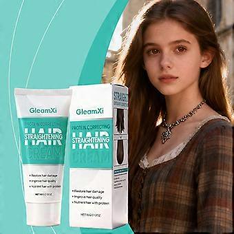 Hair Straightening Cream Nourish Dry Damaged Hair Protein Correction Smoothing Conditioner Anti Frizz Collagen Keratin Hair Mask