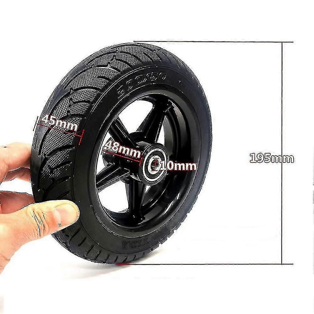 200x50 roda de pneu sólido para carro scooter elétrico 8 polegadas roda sólida-hz