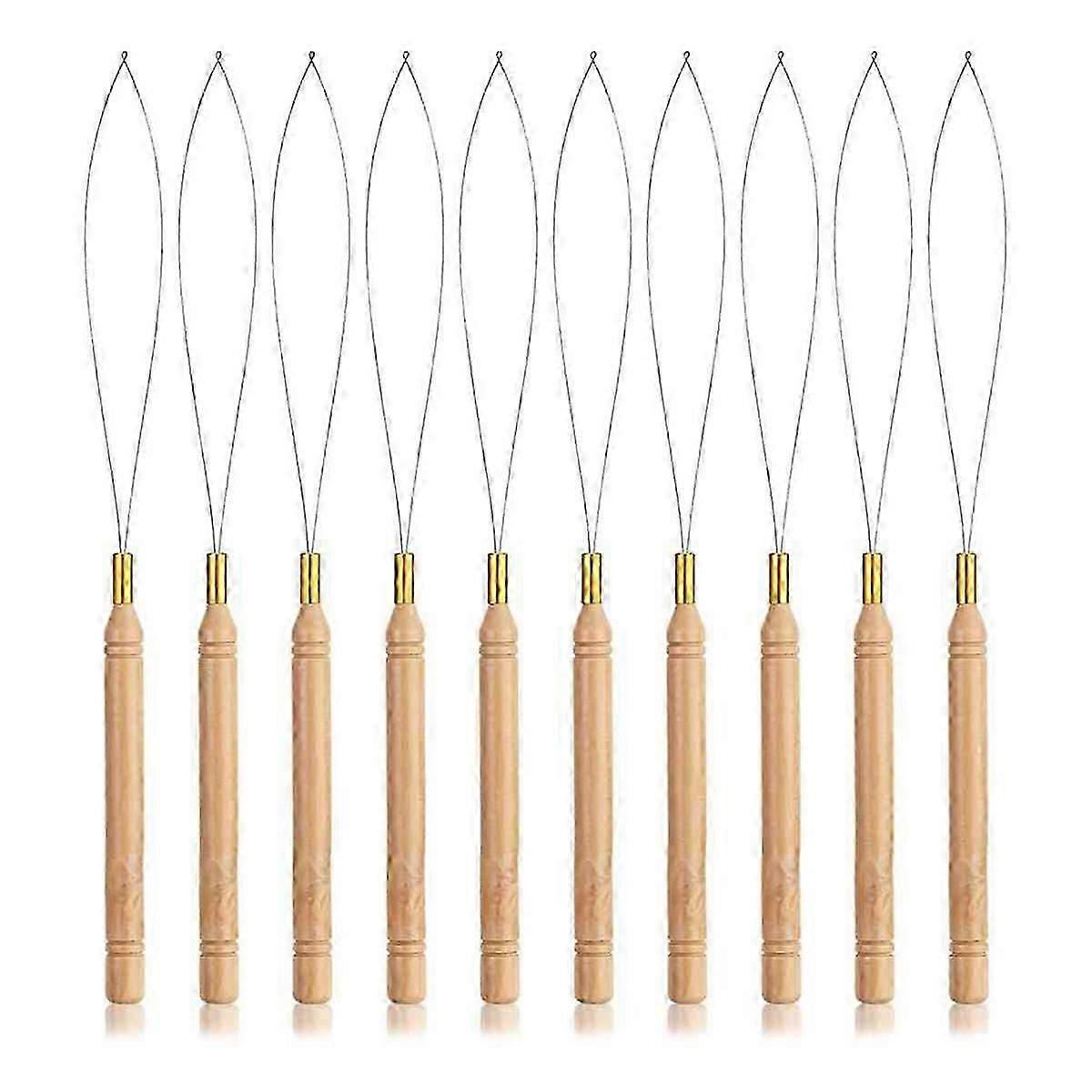 Hair Extensions Loop Needle Threader Pulling Hook, Needle Threaders