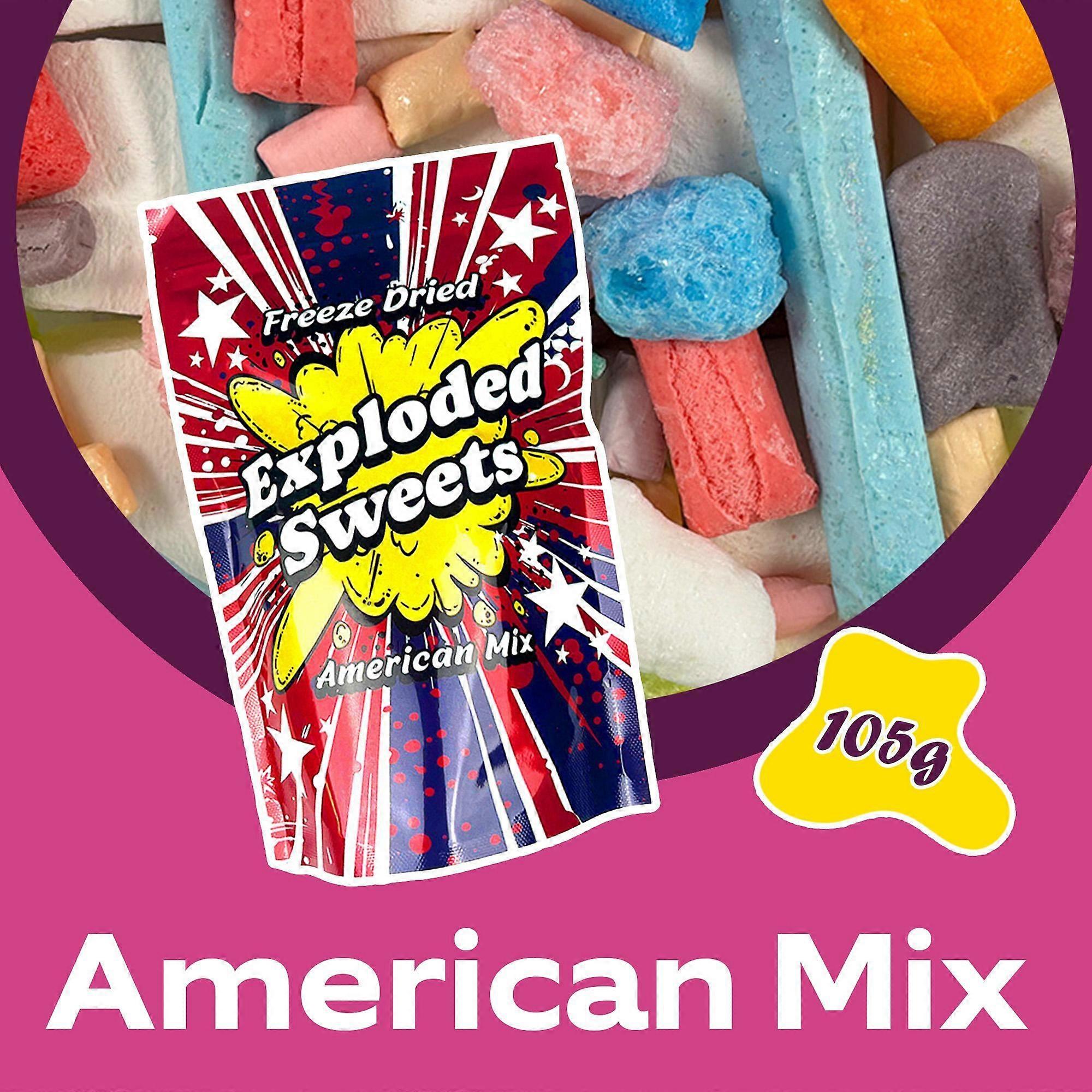 Freeze Dried American Mix | Exploded Sweets
