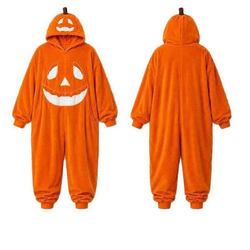 Halloween Pumpa Jumpsuit Pyjamas