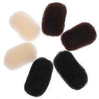 6 Pcs Hair Styling Accessories Hair Volume Pad Sponge Bun Hair Pad Hair Fluffy Booster