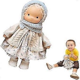 Handmade Waldorf Dolls for Girls - Cute Soft Plush Toys Stuffed Dolls Cuddly Companions Unique Gifts for Kids