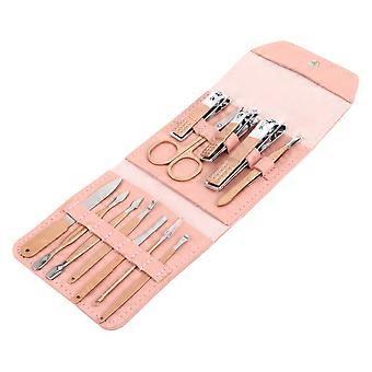 Nail Clippers Set Rose Gold Professional Manicure Kit with Precise Cutting Performance