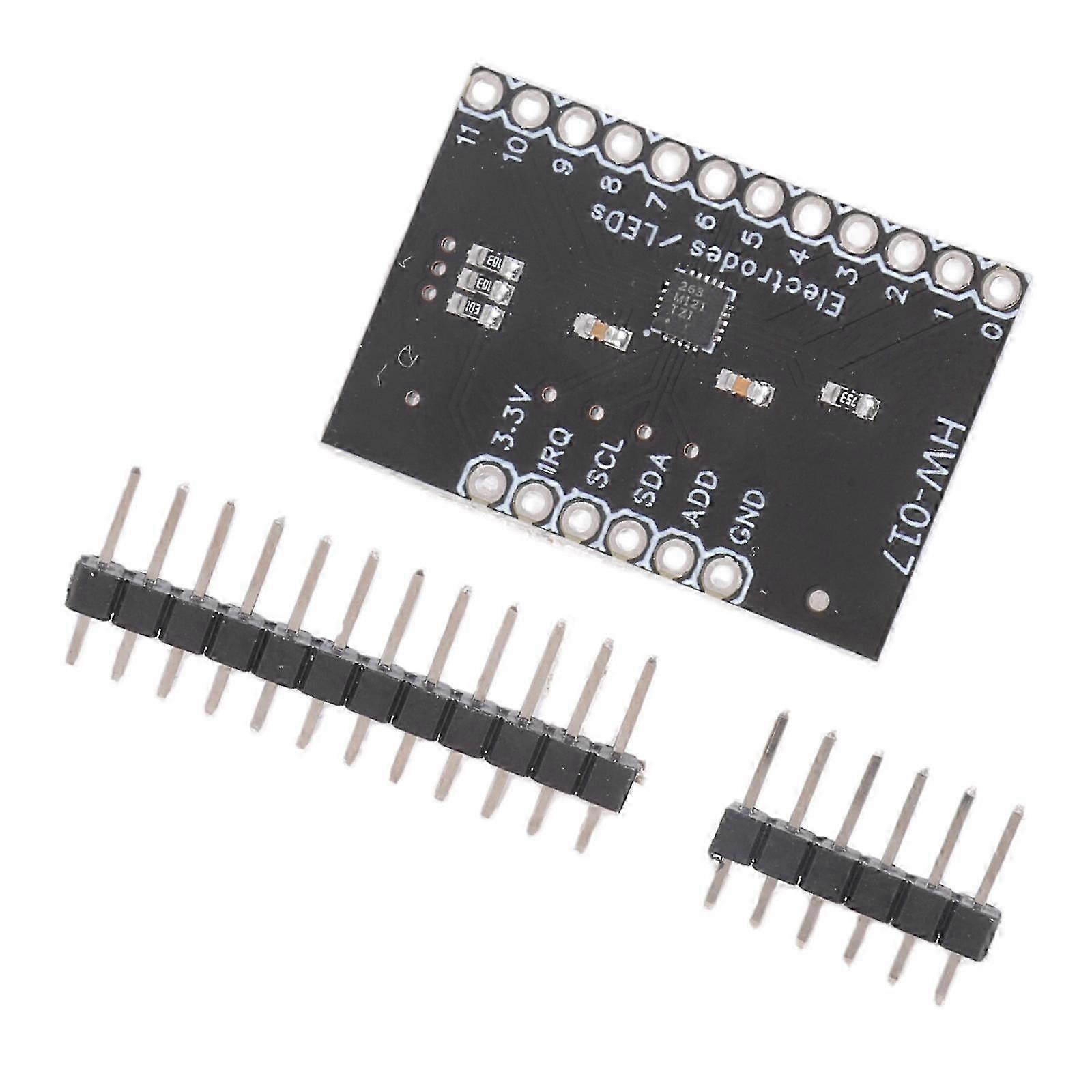 MPR121 Multiple Touch Sensors Controller Board Module With Automatic Configuration For Interactive Display Projects Multicolor