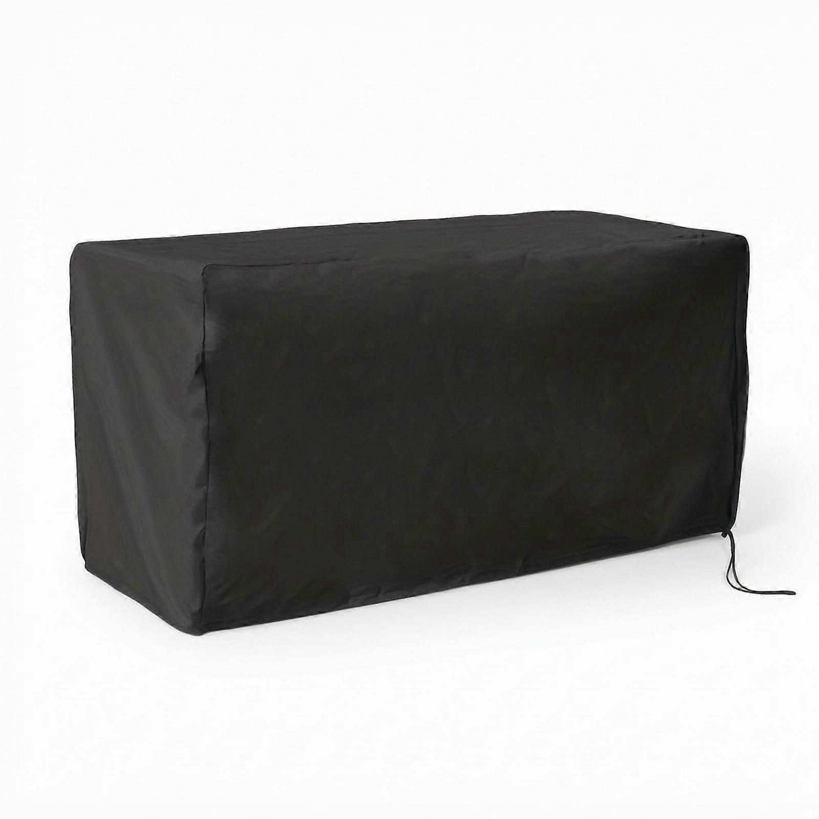 Rectangular Outdoor Storage Box Slipcover Tailored Deck Storage Box Cover with