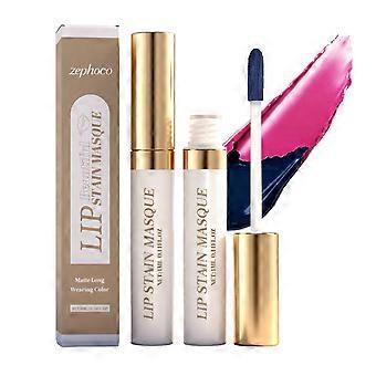 zephoco Matte Peel-Off Lip Gloss Natural Color, Easy To Peel Off, Soft Matte And Moisturizing Liquid Lipstick