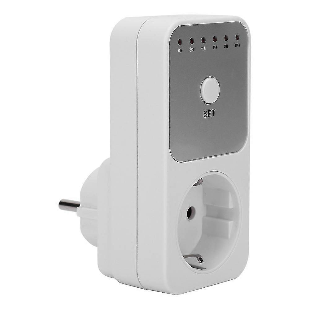 Countdown Timer Power Socket with 1-10 Hour Settings for Home Appliances (EU Plug)