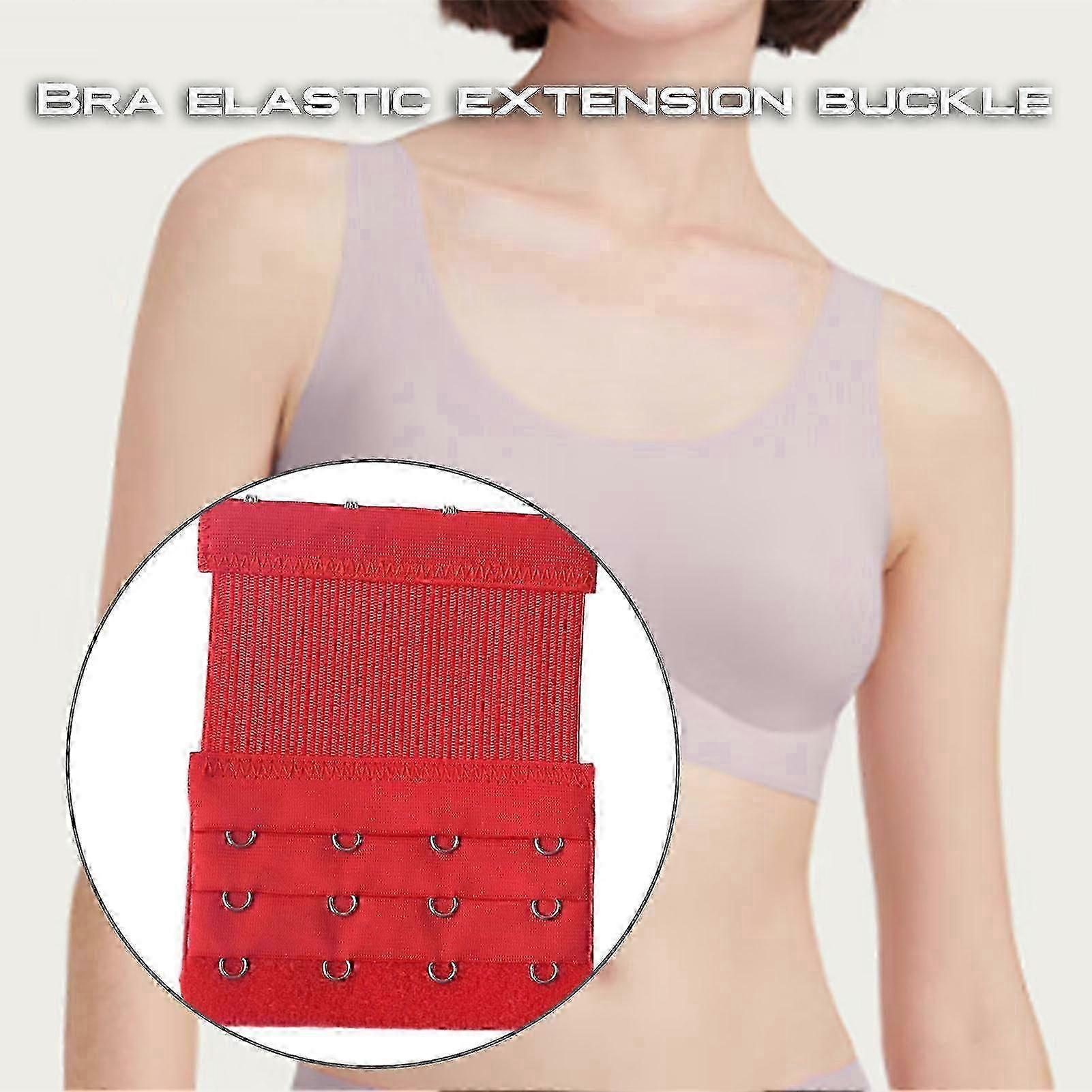 4 Hooks Elastic Stretchy Bra Extension Straps Bra Extender Strap
