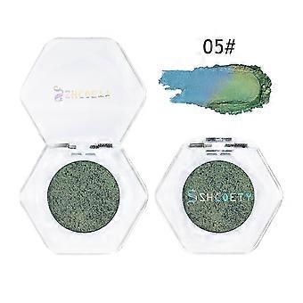 Mermaid Iridescent Eyeshadow Palette Bright Purple Emerald Glitter Eyeshadow, Glitter Diamond Highlighter Makeup Eyeshadow