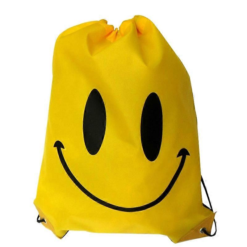 Smiling Shoulder Bag With Drawstring Waterproof Pack