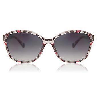 Converse SCO086 PINK Full Rim Striped Pink Black Red Unisex Oval Sunglasses UV3 Original