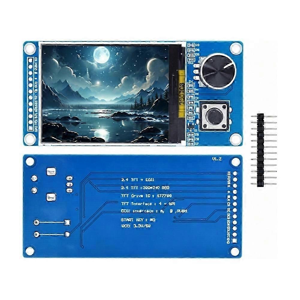 TFT LCD Display Screen 2.4 Inch SPI Interface with EC11 Rotary Encoder Module Electronic Development Kit